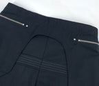 Black Cotton Distressed Straight - Men's