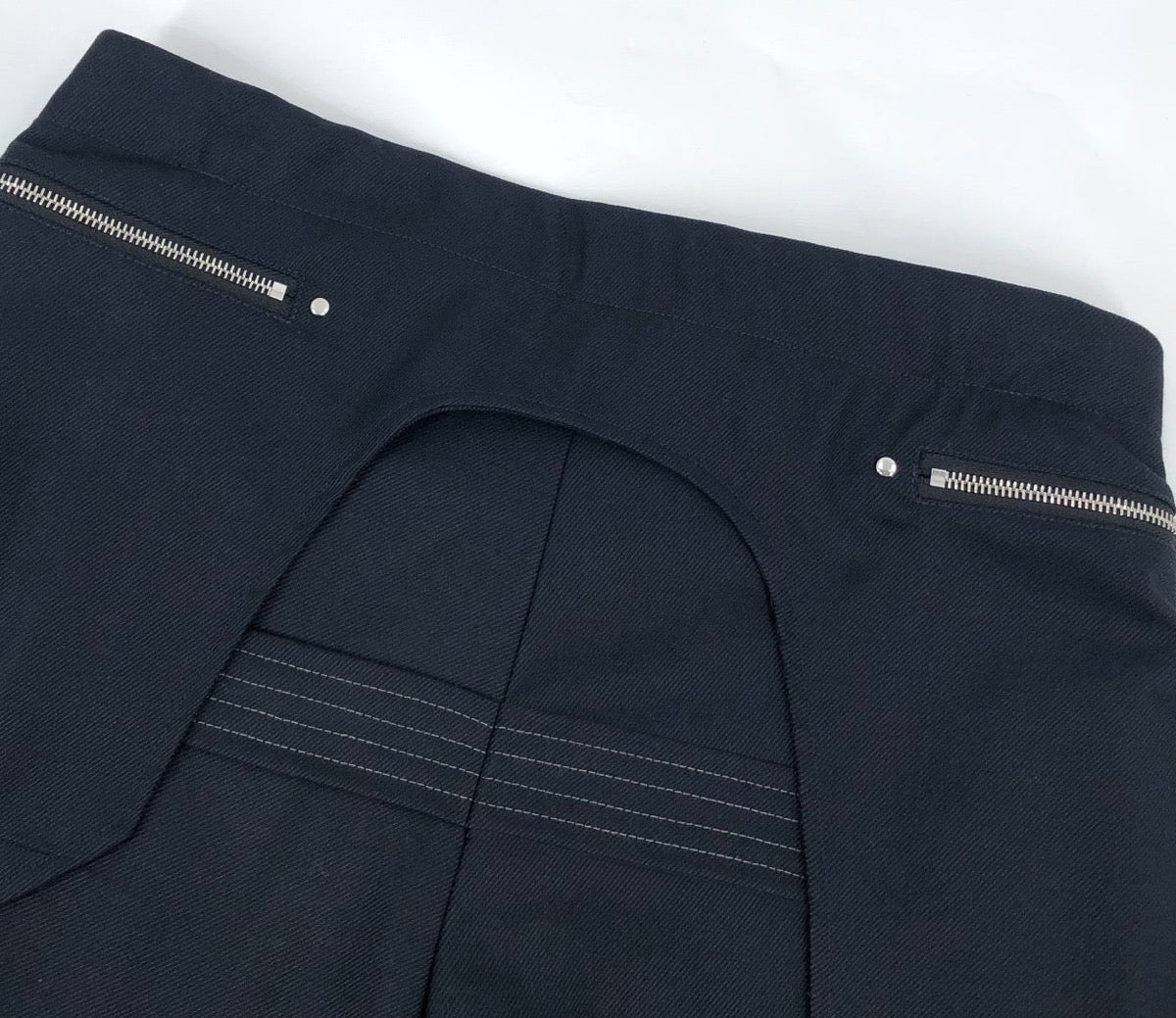 Black Cotton Distressed Straight - Men's