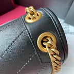 Niki Grained Flap Schultertasche