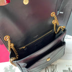 Niki Grained Flap Schultertasche