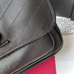 Niki Grained Flap Schultertasche
