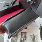 Niki Grained Flap Schultertasche