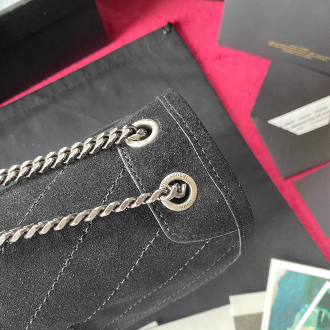 Niki Chevron Shoulder Bag