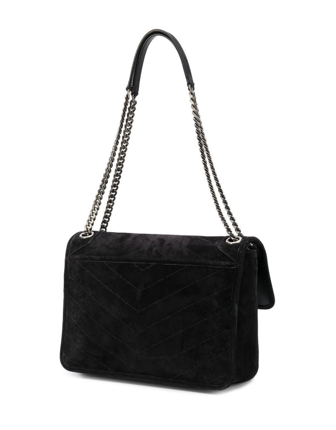 Loulou Suede Shoulder Bag