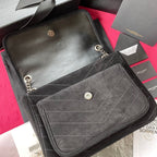 Loulou Suede Shoulder Bag