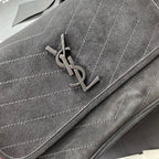 Loulou Suede Shoulder Bag
