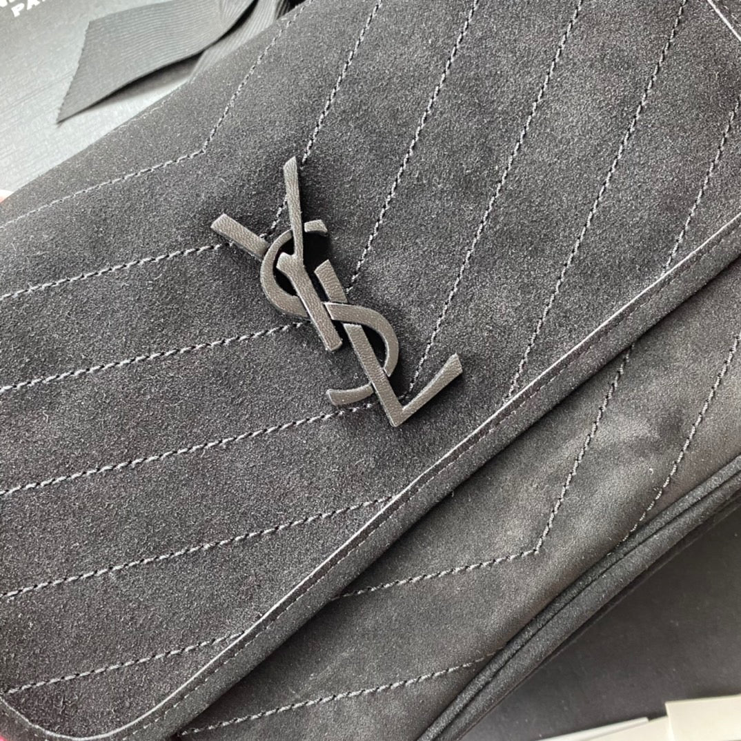 Loulou Suede Shoulder Bag