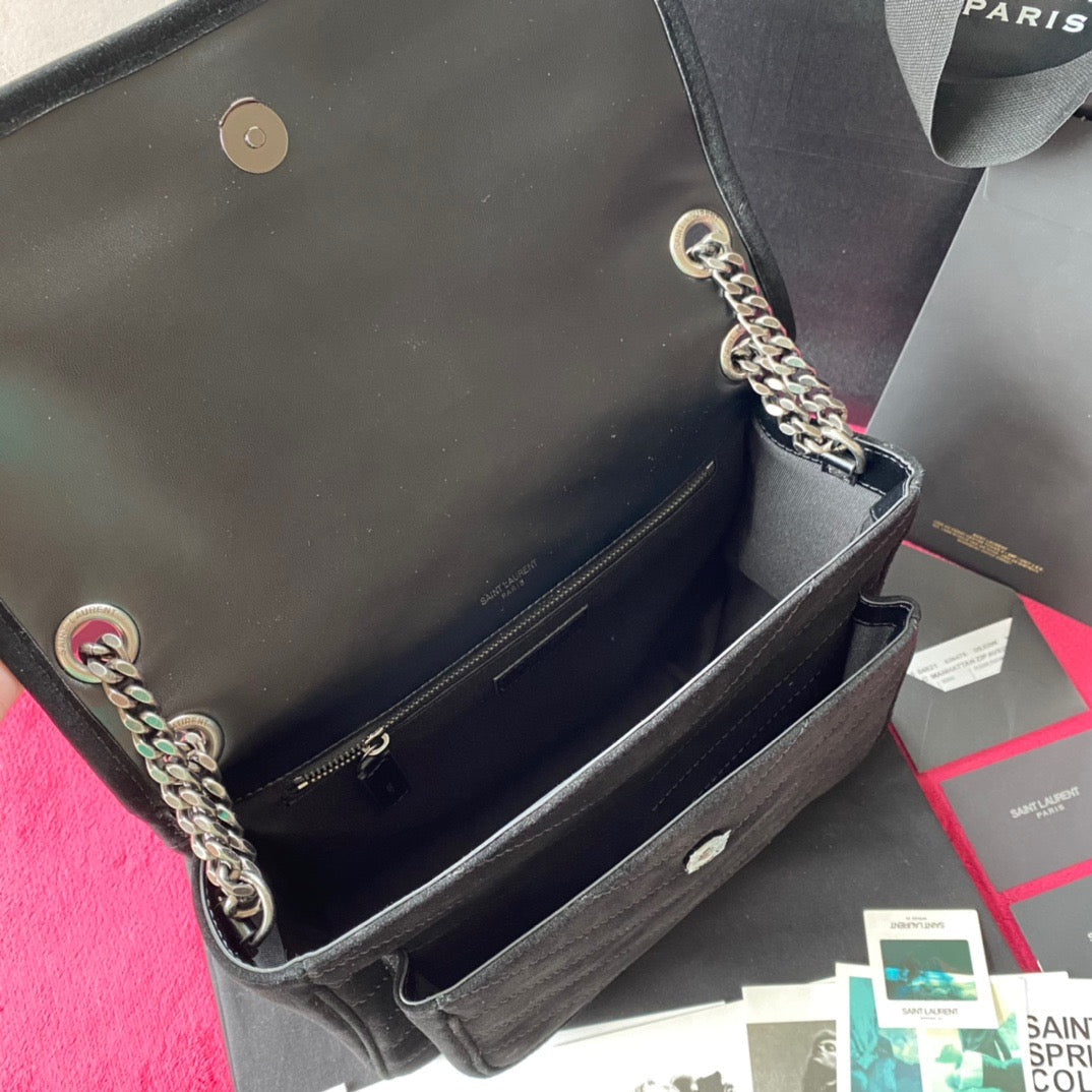 Loulou Suede Shoulder Bag