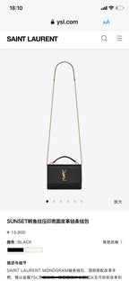Kate Schultertasche mit Krokoprägung
