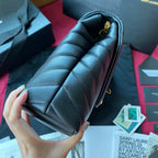 Black and Gold Shoulder Bag