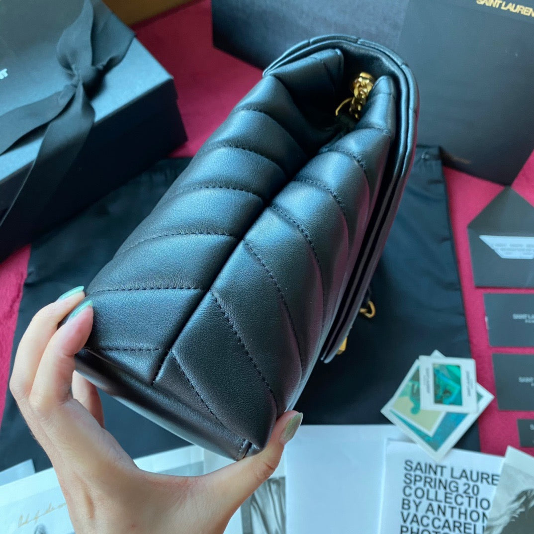 Black and Gold Shoulder Bag