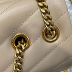 Black and Gold Shoulder Bag
