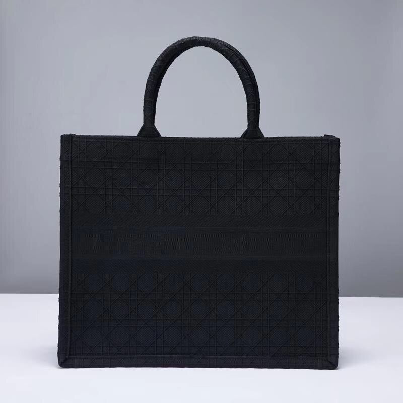 Black and Grey Tote Bag