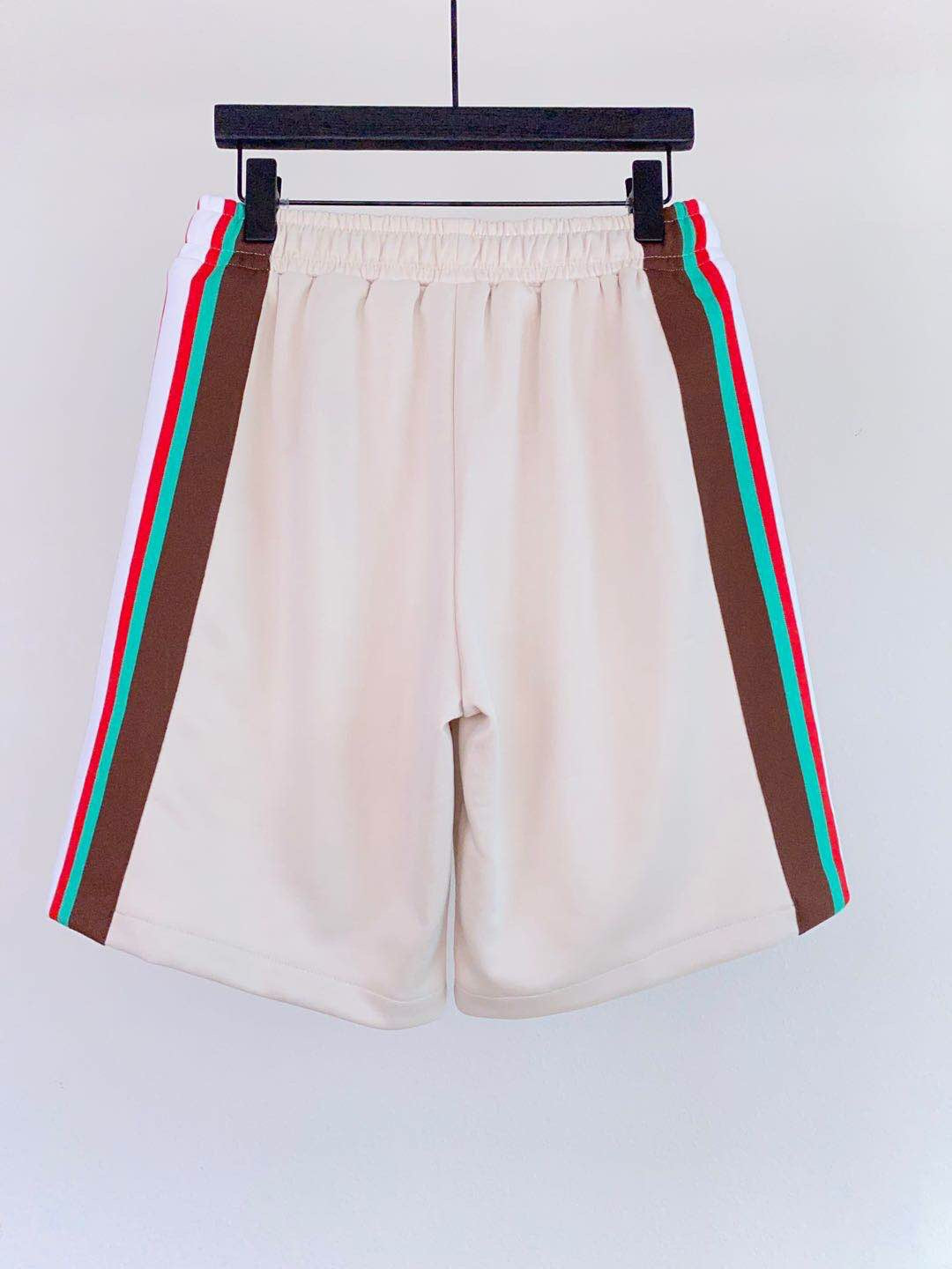 Schwarzer Jersey mit Seitenstreifen und Kordelzug – Herren
