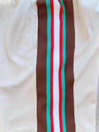Schwarzer Jersey mit Seitenstreifen und Kordelzug – Herren
