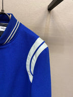 Green Wool Contrast Sleeve Varsity - Men's