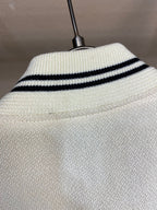 Green Wool Contrast Sleeve Varsity - Men's
