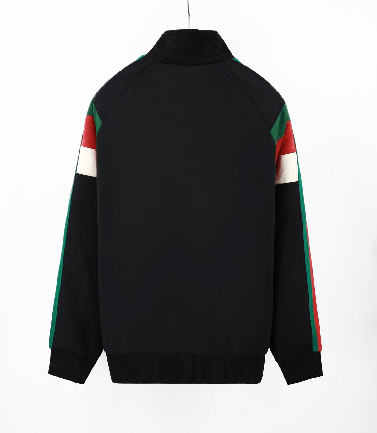 Black Jersey Web Stripe Track - Men's