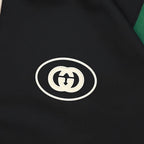 Schwarze Jersey-Web-Trainingshose – Herren