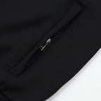 Schwarze Jersey-Web-Trainingshose – Herren