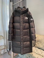 Weißer und brauner Parka – Herren