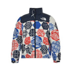 Mehrfarbige Steppjacke für Herren
