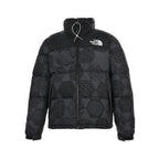 Black and Grey Puffer Jacket - Men's