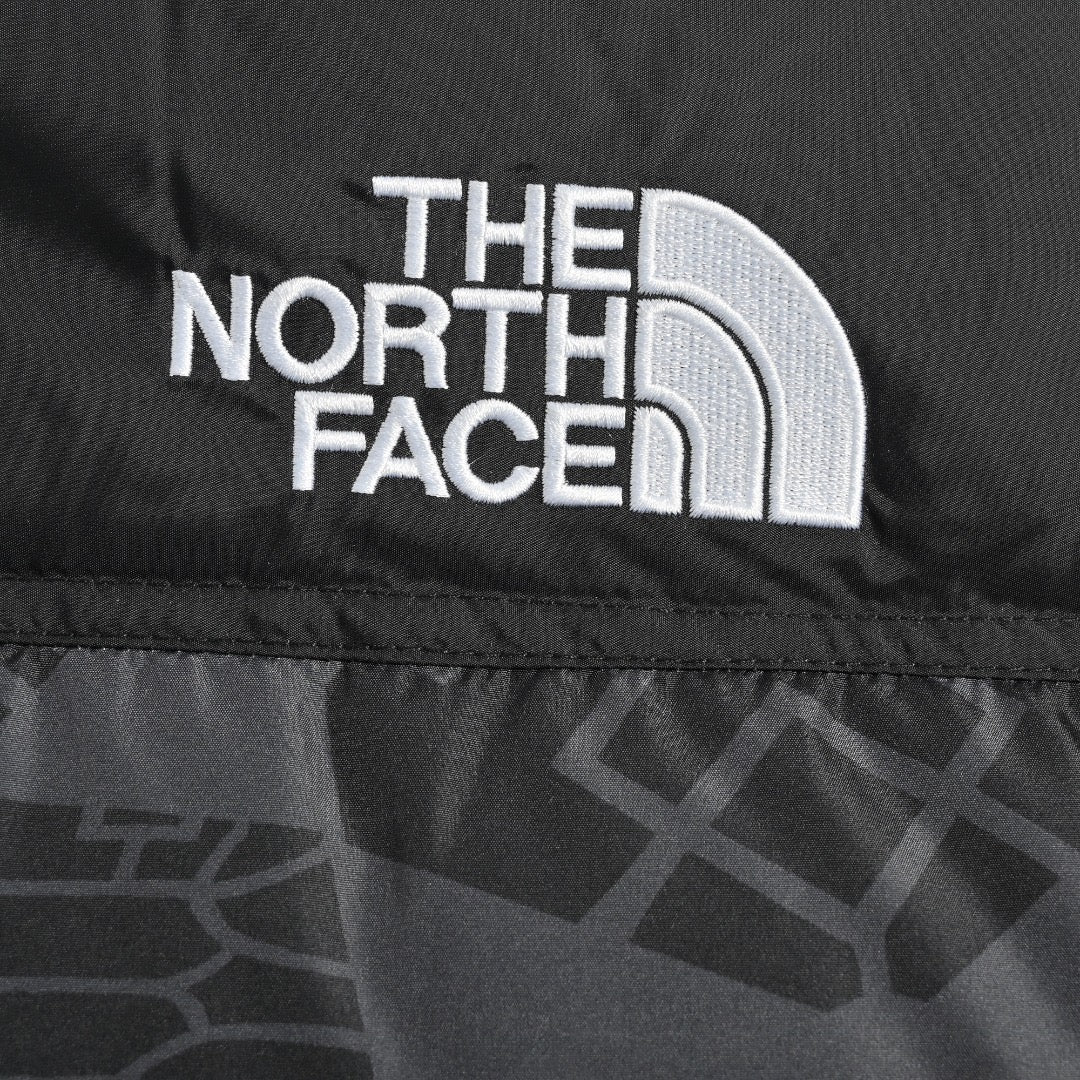 Black and Grey Puffer Jacket - Men's