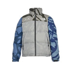 Mehrfarbige Pufferjacke für Herren