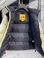 Light Blue and White Puffer Jacket - Men's