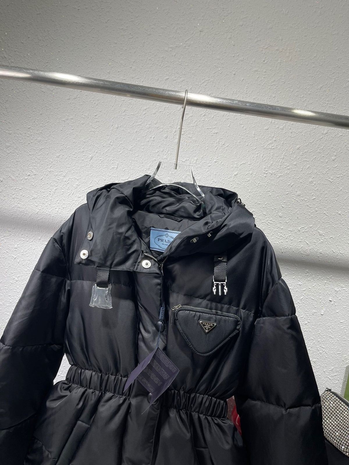 Black Puffer Jacket - Women's