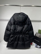 Black Puffer Jacket - Women's