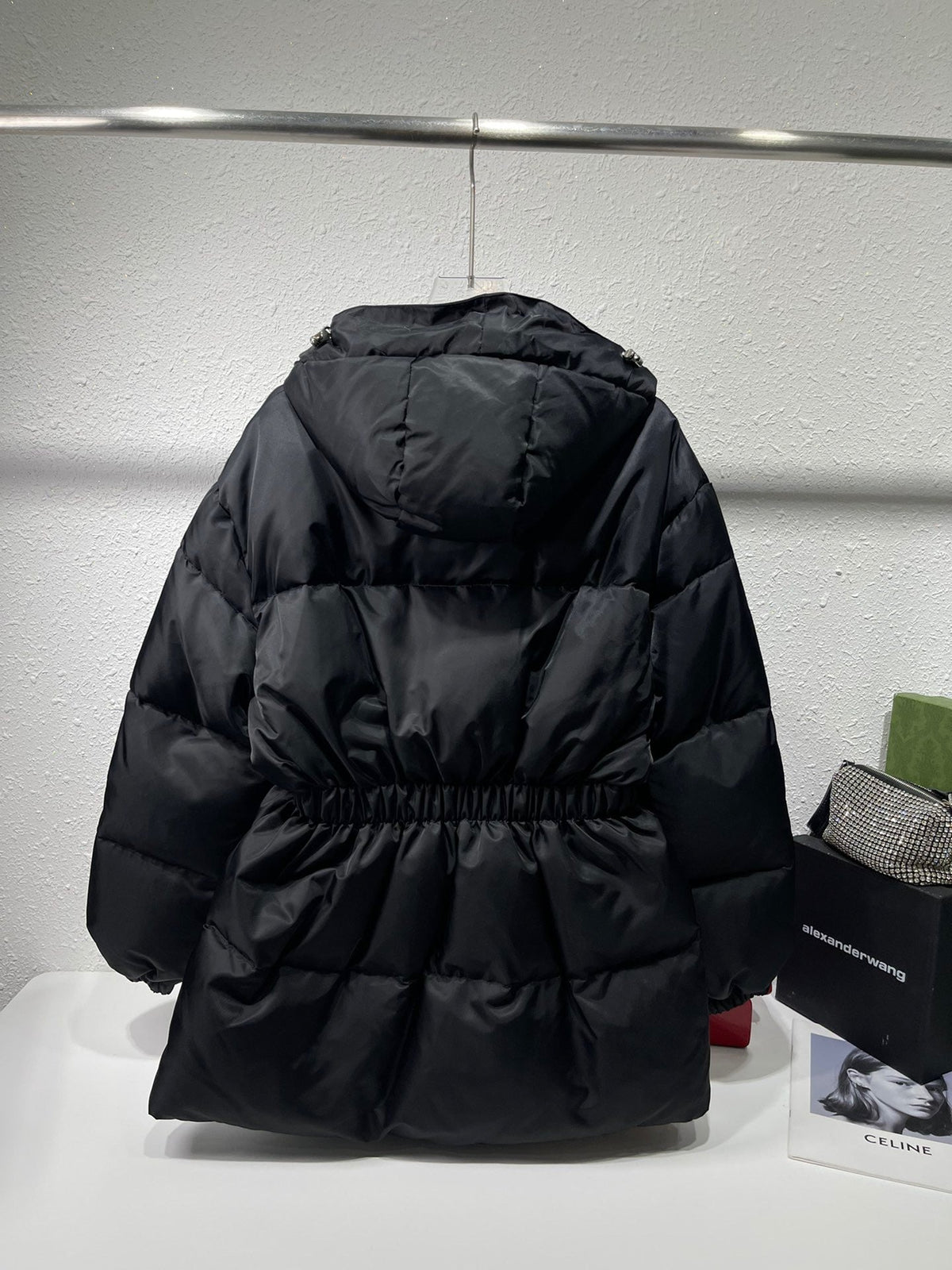 Black Puffer Jacket - Women's