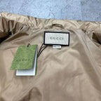 Schwarz-weiße Pufferjacke – Herren