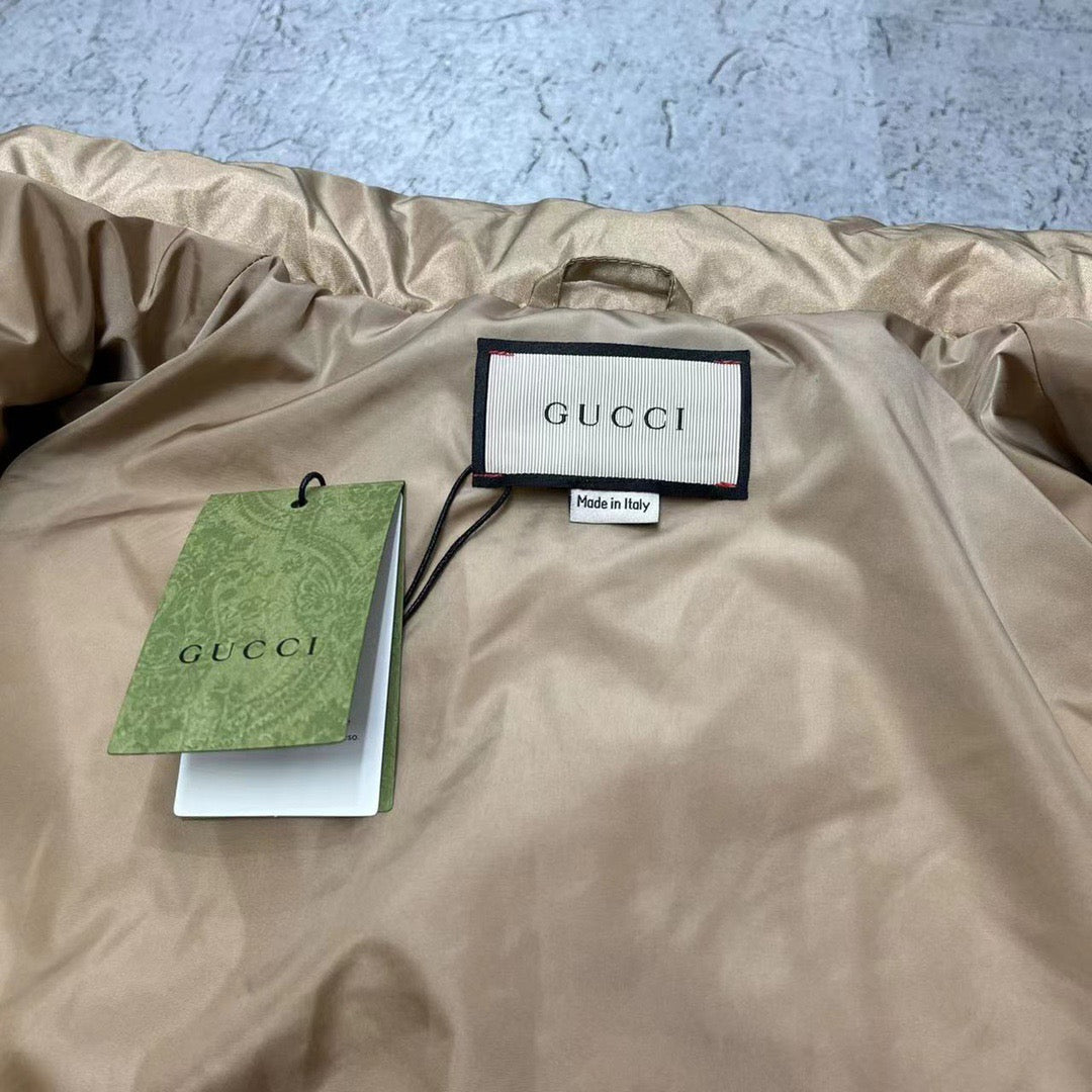 Schwarz-weiße Pufferjacke – Herren