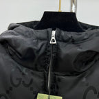 Black Puffer Jacket - Men's