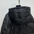 Black Puffer Jacket - Men's