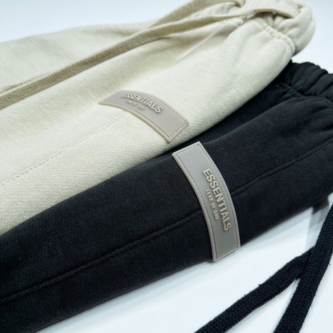 Black Cotton Numeral Print Shorts - Men's