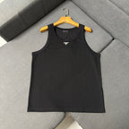 Schwarz-weißes Tanktop – Herren