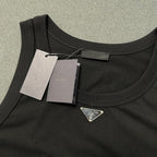 Schwarz-weißes Tanktop – Herren