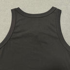 Schwarz-weißes Tanktop – Herren
