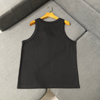 Schwarz-weißes Tanktop – Herren