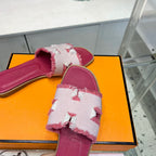 Navy Leather Cutout Single Band - Women's