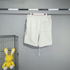 Cream Cotton Logo Drawstring - Men's