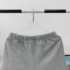 Cream Cotton Numeral Print Drawstring - Men's
