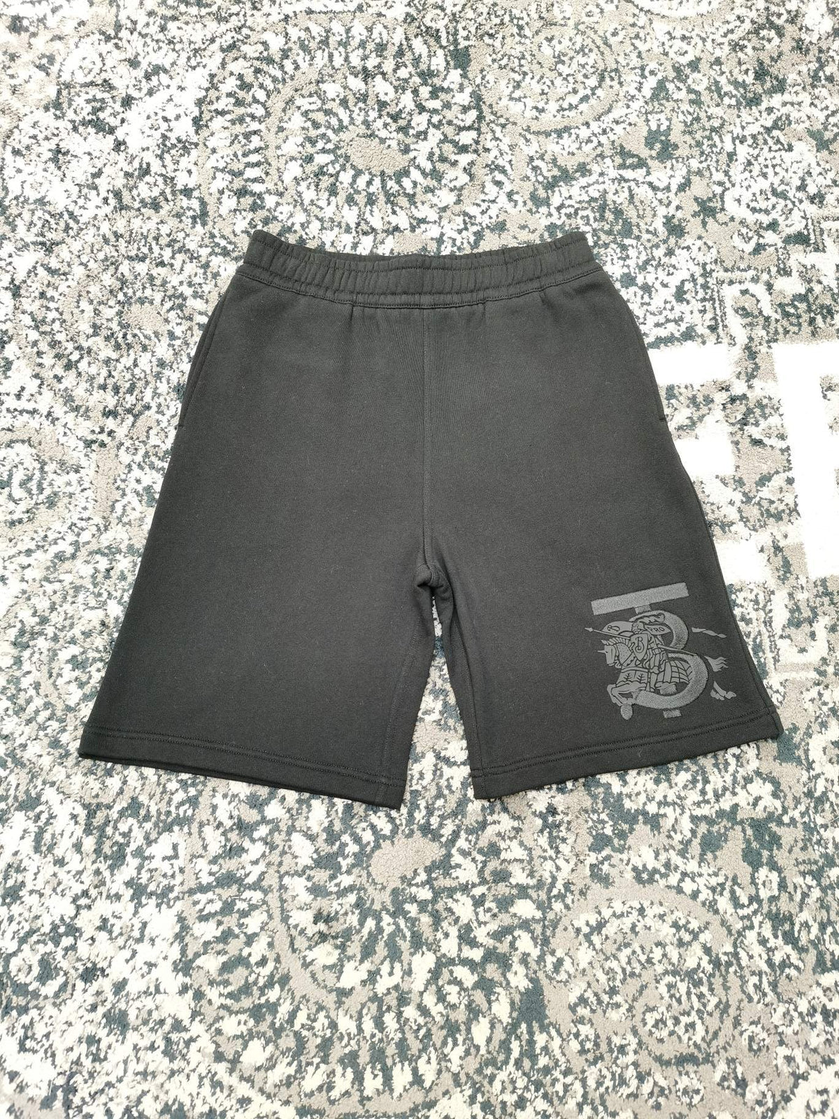 Black Jersey Tonal Drawstring - Men's