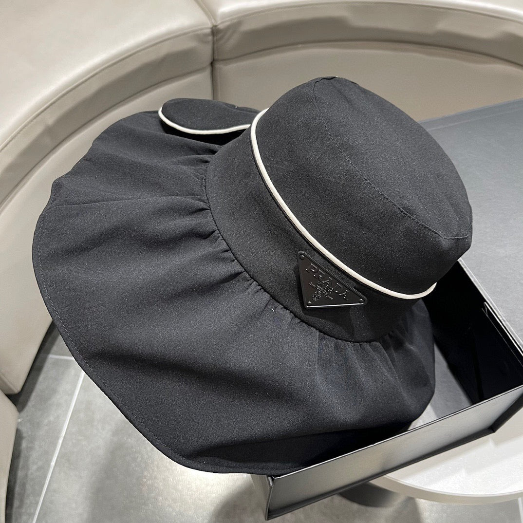 Black and Grey Hat