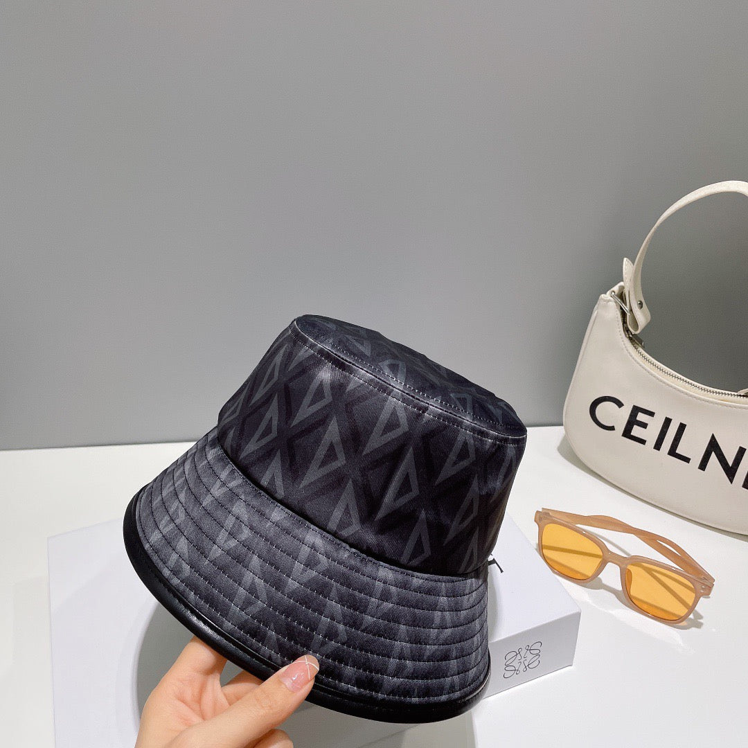 Black and Grey Hat
