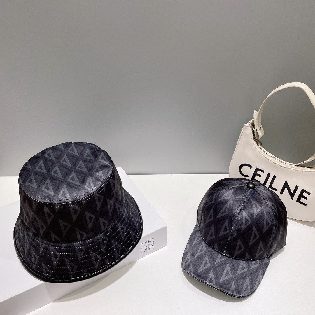 Black and Grey Hat