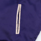 College-Jacke für Herren – Lila Wolle mit Ärmeln in Kontrastfarbe